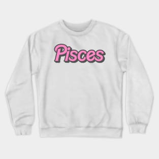 retro barbie pisces Crewneck Sweatshirt